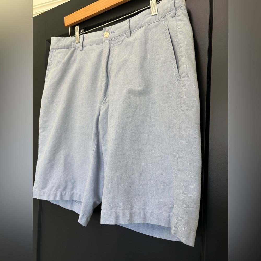 Polo Ralph Lauren Preston Cotton Shorts Blue Men’s 35 Casual Chino 100% Cotton - Picture 3 of 7